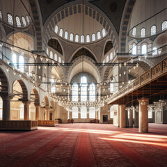 Wall Mural - new mosque in istanbul interior.