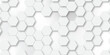 Abstract hexagon background. Futuristic abstract honeycomb mosaic white technology background. Surface polygon pattern with glowing hexagon paper texture and futuristic business. graphic concept.