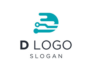 Poster - The logo design is about D Letter and was created using the Corel Draw 2018 application with a white background.