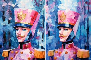 Canvas Print - Nutcracker Close-Ups - Generative AI