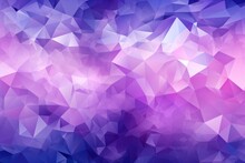 Vector Abstract Lilac Purple, Triangles Background
