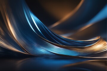 Poster - digital business abstract wave technology background the futuristic realm with this captivating wallpaper, the mesmerizing wave of science , creating a visual network of innovation