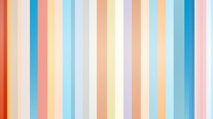 Poster - A Multicolored Background with Vertical Stripes
