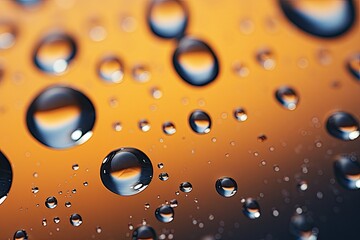 Canvas Print - drops of water