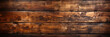 Dark brown wenge washed old wood gorizontal background, wooden abstract texture.
