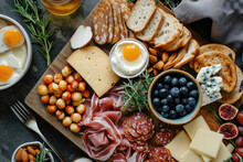 Easterthemed Charcuterie Board Offering Gourmet Snacking Options For All To Enjoy