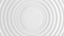 Smooth Concentric Random Offset White Rings Or Circles Waves Background Wallpaper Banner Flat Lay Top View From Above