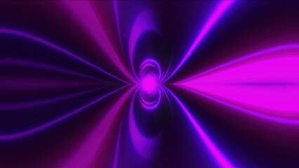 Poster - Abstract lines tunnel. Computer generated 3d render