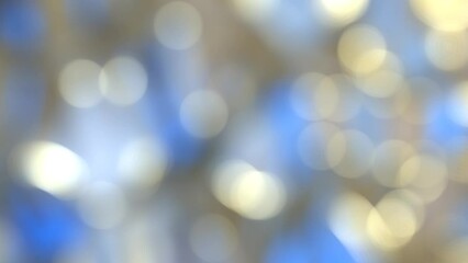 Poster - Bokeh light blurred circles background animation