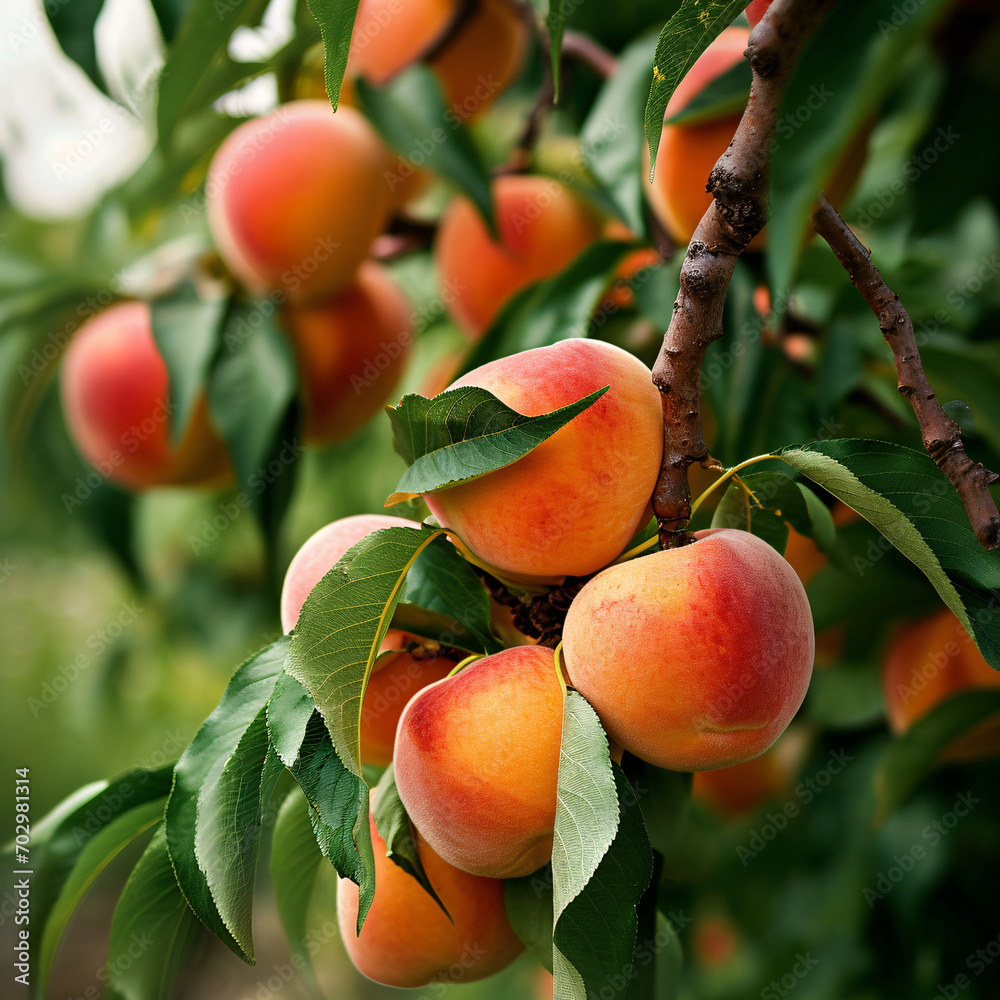 delicious-ripe-peaches-weigh-heavy-on-a-branch-stock-photo-adobe-stock