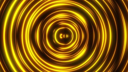 Poster - Radial neon background. Computer generated 3d render