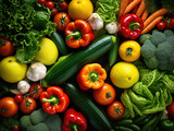 Fototapeta Kuchnia - Fresh vegetables background