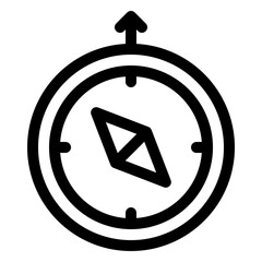 Sticker - compass icon