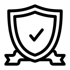 Sticker - protection icon