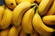 Fresh Banana close up. Close-up of at bunch of yellow bananas to be used as a background