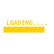 Yellow color Loading Icon Transparent PNG 