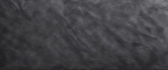 Wall Mural - Monochromatic stone background banner with various shades of black and grey.