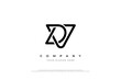 © Isnen - Initial Letter DV Logo or VD Monogram Logo Design