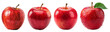 © PNGSTOCK - set of red apples isolated on a transparent background