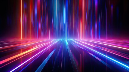 Aufkleber - Speed light movement technology hitech modern background. Blue background futuristic. Banner, poster, cover	