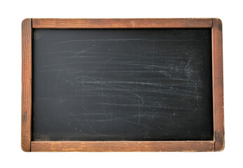 Poster - Old blank blackboard isolated on transparent background