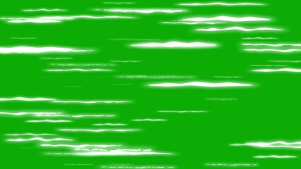 Wall Mural - Light energy streaks motion graphics with green screen background