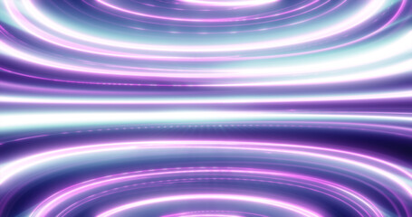 Poster - abstract glowing energy glowing purple lines background
