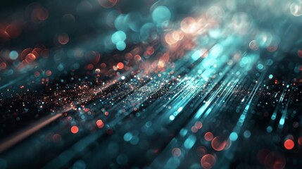 Poster - Futuristic technology innovation background. AI
