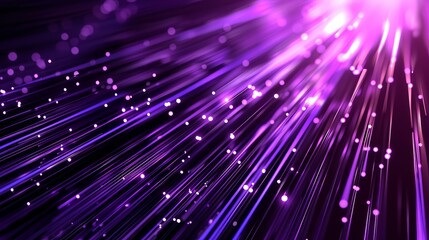 Poster - Futuristic technology innovation purple background. AI