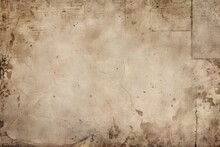 Old Paper Texture. Grunge Background With Space For Text Or Image, Calf And Cow In The Barn. Shallow Depth Of Field, Newborn Calf And Mother Cow Lying Down Inside Cattle Farm, AI Generated