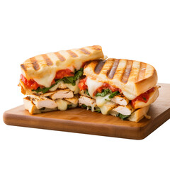 Wall Mural - chicken panini with bacon and cheese