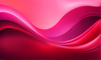 abstract pink wave background with linear