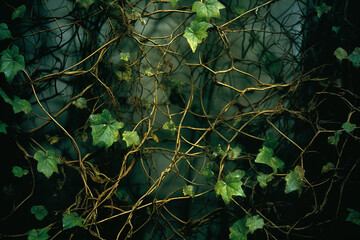 Aufkleber - An abstract representation of venomous vines unraveling in a mysterious and captivating pattern.