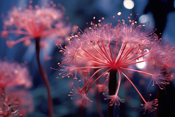Poster - A burst of abstract poisonous blossoms, showcasing their allure with a touch of danger.