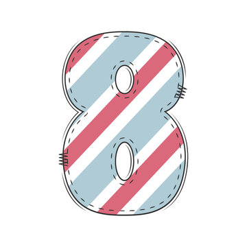 valentine color font, Letter and Number font, Cute , pink