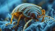 microscopic view of a bed bug