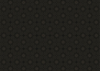Wall Mural - Textured gorgeous background in black hue with gold pattern.