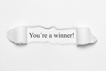 Sticker - You´re a winner!	