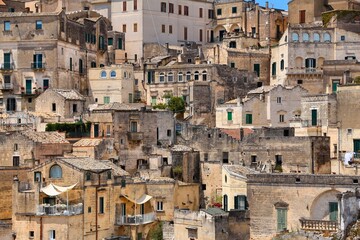 Sticker - Italian town - Matera in Basilicata region