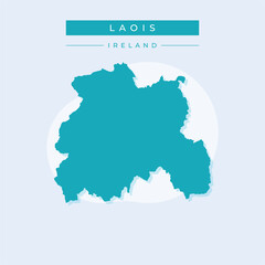 Wall Mural - Vector illustration vector of Laois map Ireland