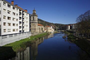 Wall Mural - Classic architecture in the town of Balmaseda, Spain