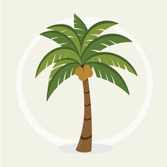 Wall Mural - palm tree illustration