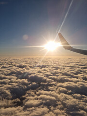 Canvas Print - 
Above the clouds where the sun shines.