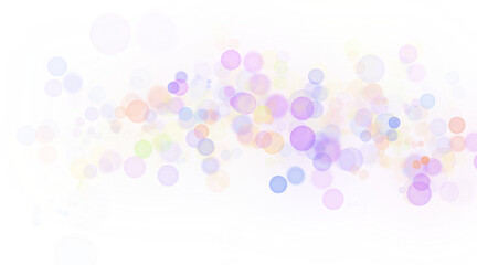 abstract blur bokeh banner shape background. rainbow colors, pastel purple, blue, gold, green, yellow, white, silver, pink bokeh
