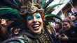 Mardi Gras Carnival. Shrove Tuesday, Fat Tuesday concept