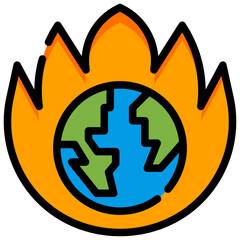 Poster - Fire Icon