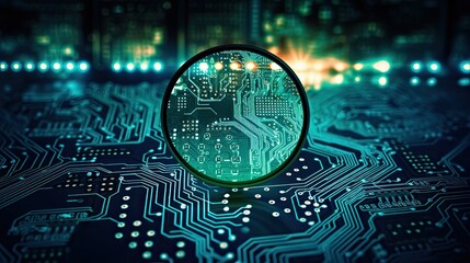 Poster - Signifies cybersecurity assessments, malware scans, and security audits