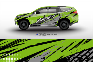 Wall Mural - vector design for rally racing car livery wrapping