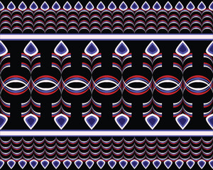 Sticker - fabric wallpaper, fabric pattern,seamless pattern ,ethnic pattern ,ethnic design ,fashion design ,
Ethnic geometric design,Ethnic pattern in tribal, folk embroidery abstract art. ornament print Ethnic