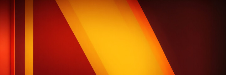 Rot-orangefarbener und gelber Hintergrund, mit Aquarell bemalter Textur-Grunge, abstrakter heißer Sonnenaufgang oder brennende Feuerfarbenillustration, buntes Banner oder Website-Header-Design